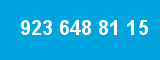 923 648 81 15 923 648 81 15